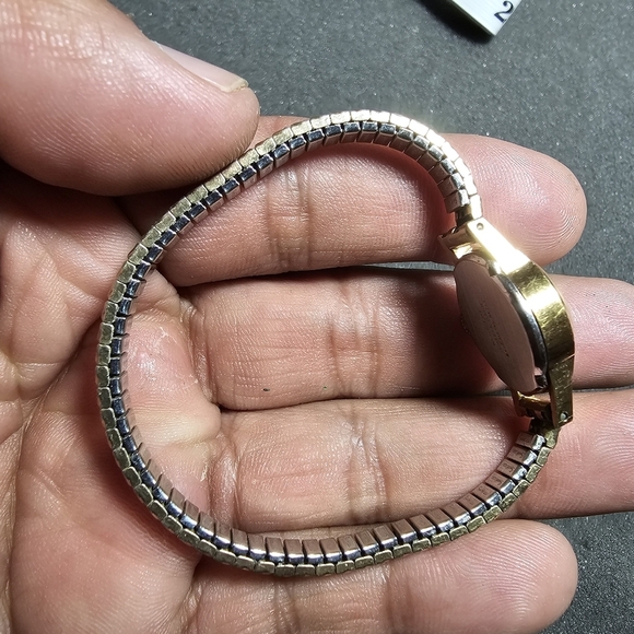 Vintage Westclox Ladies Cocktail Mechanical Wind Watch Gold Tone Working *flawed - Picture 7 of 9